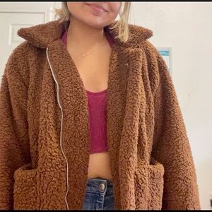 Faux Shearling coat jacket